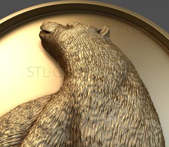 3D model Bear's head (STL)